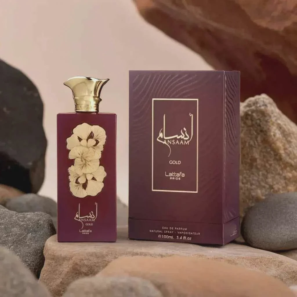 LATTAFA Fragrance Ansaam Gold Eau De Parfum 3.4OZ