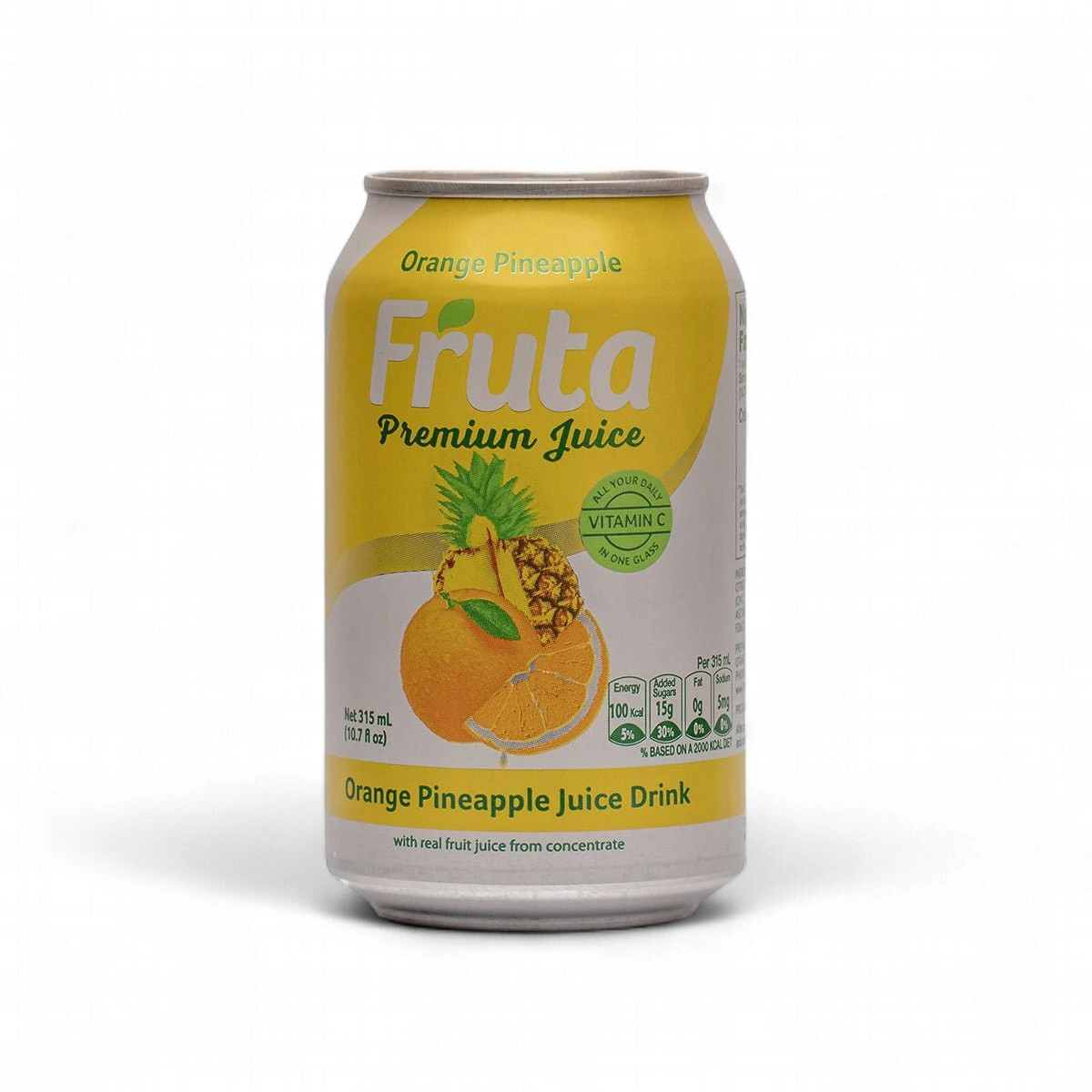 FRUTA Premium Juice Orange Pineapple Can 10.7FL OZ 315ML
