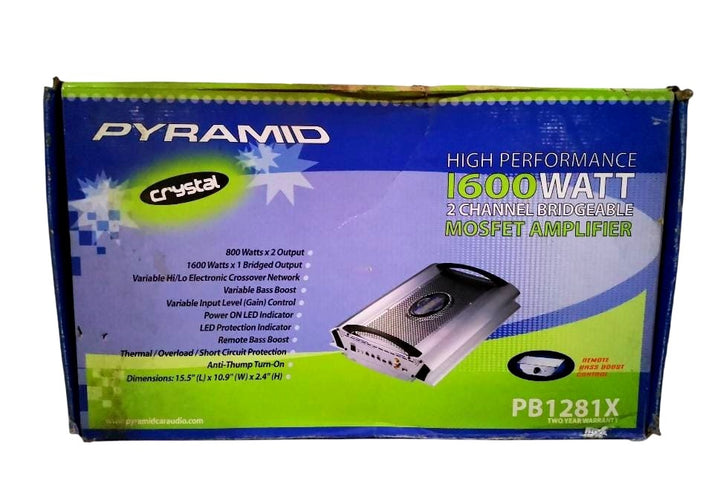 PYRAMID Amplifier Car PB1281X 1600W