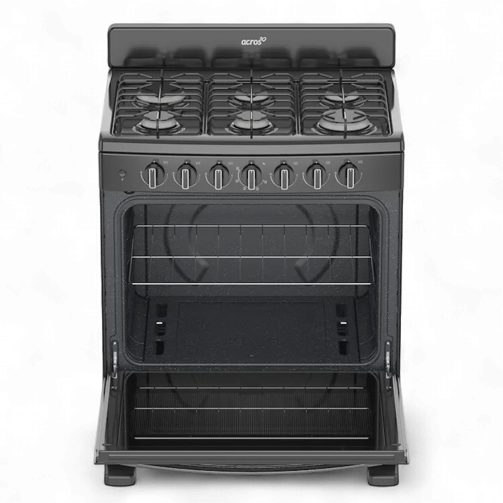ACROS Stove 6 Burner LAFR2110B 30"
