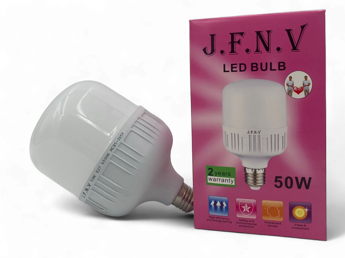 JFNV Bulb LED J.f.n.v 50W 6500K 85-265V E27 Big Shade