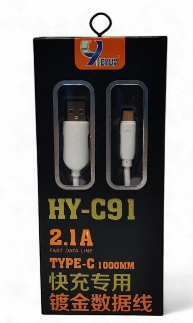 HEYU Cable USB HY-C91 2.1A TYPE-C 1000MM
