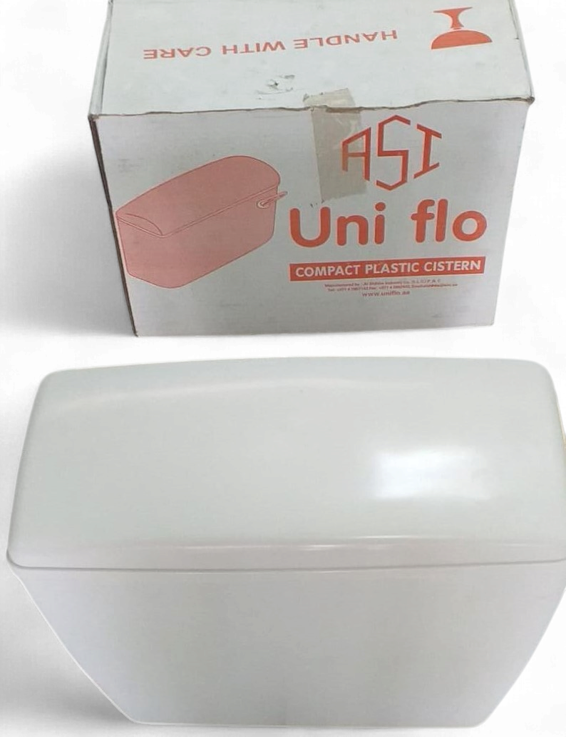 UNIFLO Toilet Cistern Plastic Low Level Asi