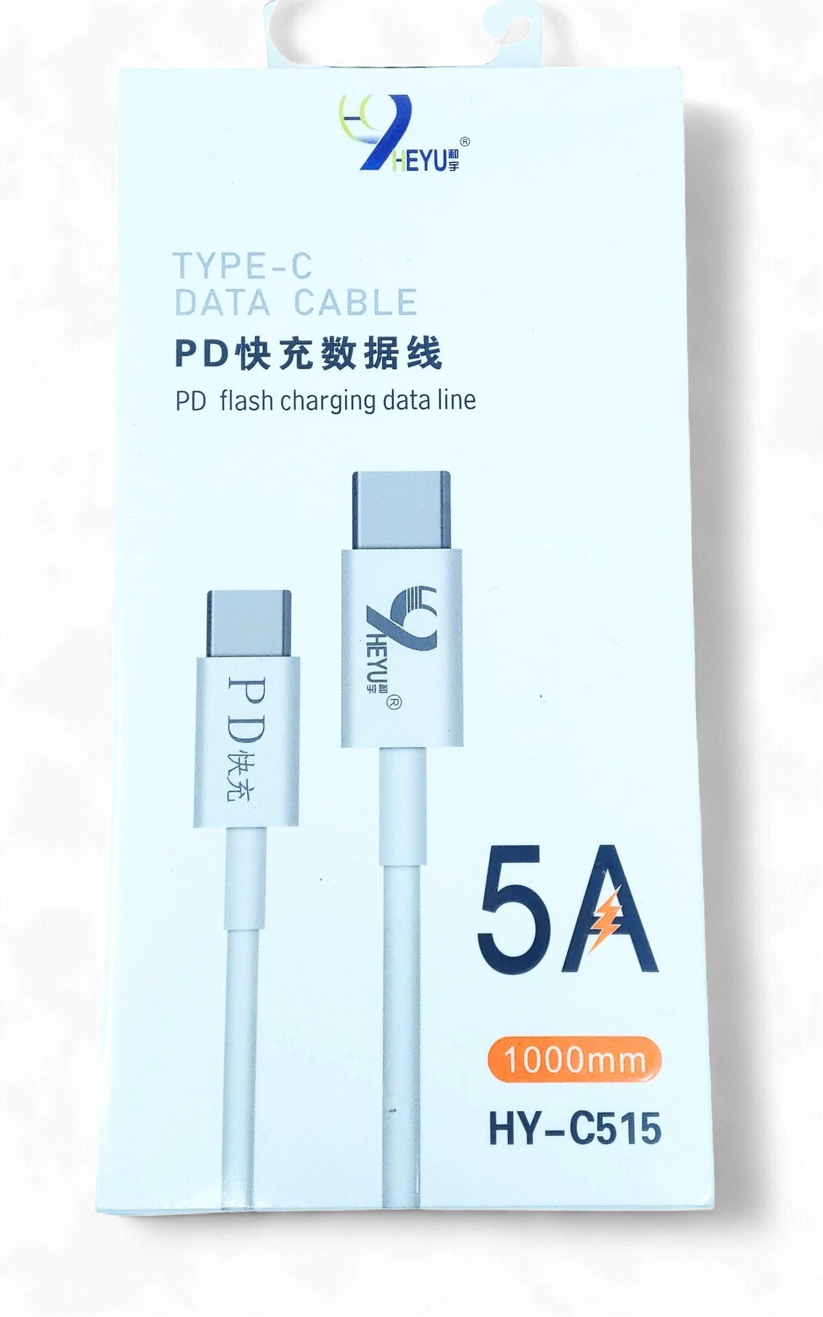 HEYU Cable USB HY-C515 TYPE-C Pd 5A 1000MM Data Cable