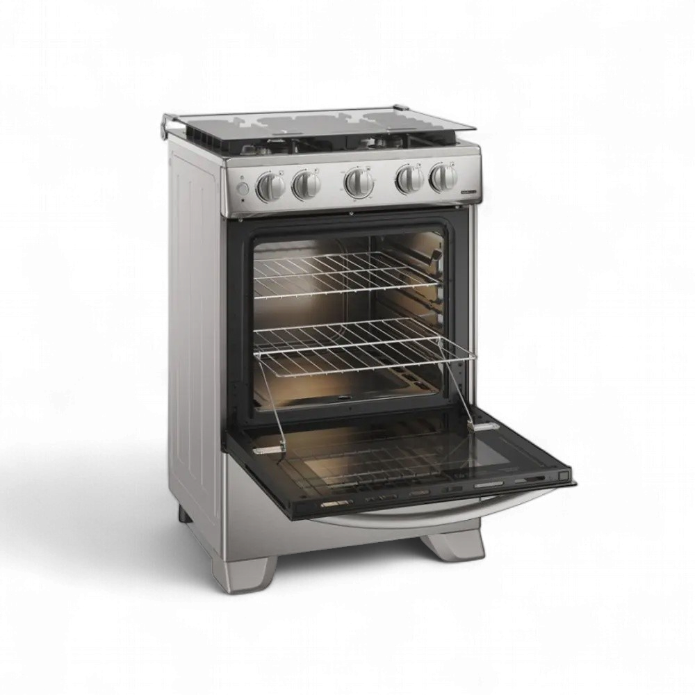 FRIGIDAIRE Stove 4 Burner 24" FKGN24C3MYI Silver