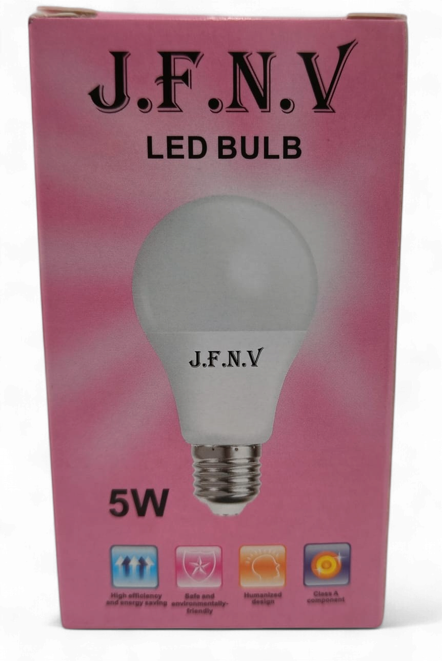 JFNV Bulb LED J.f.n.v 5W 6500K 85-265V E27