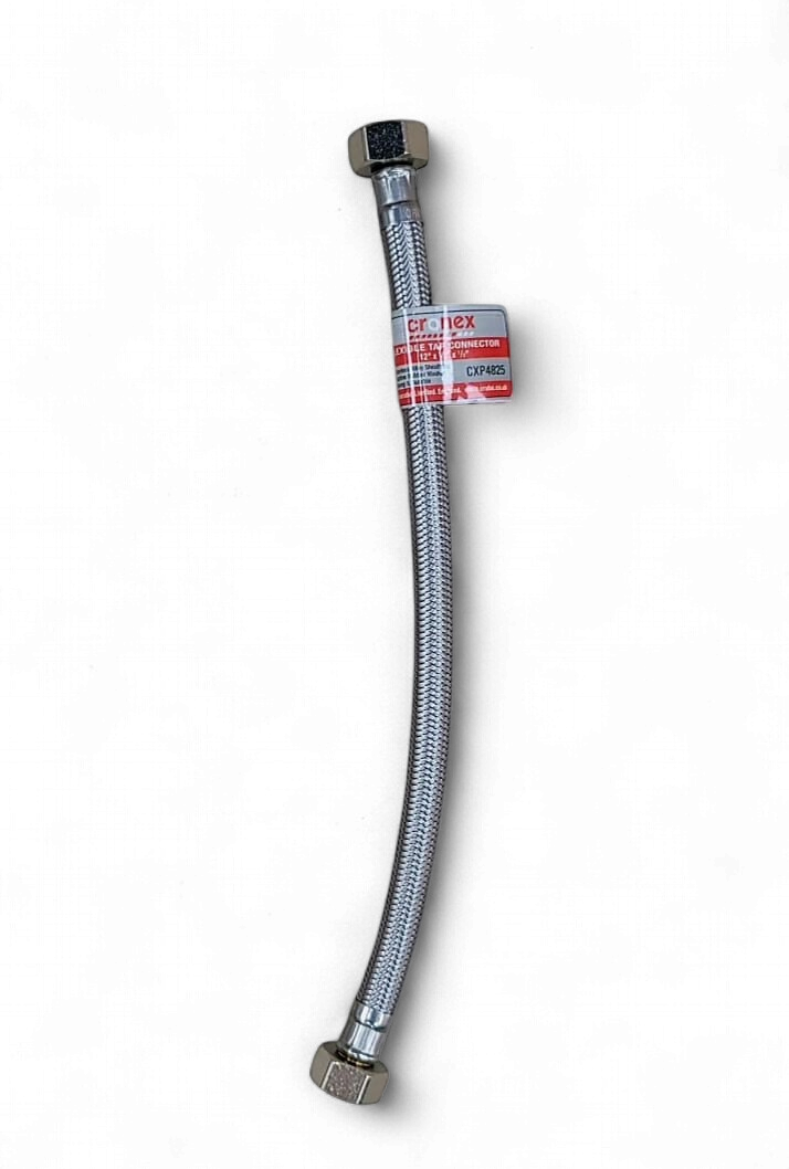CRONEX Flex Hose 1/2"X1/2"X 12" Metal CXP4825