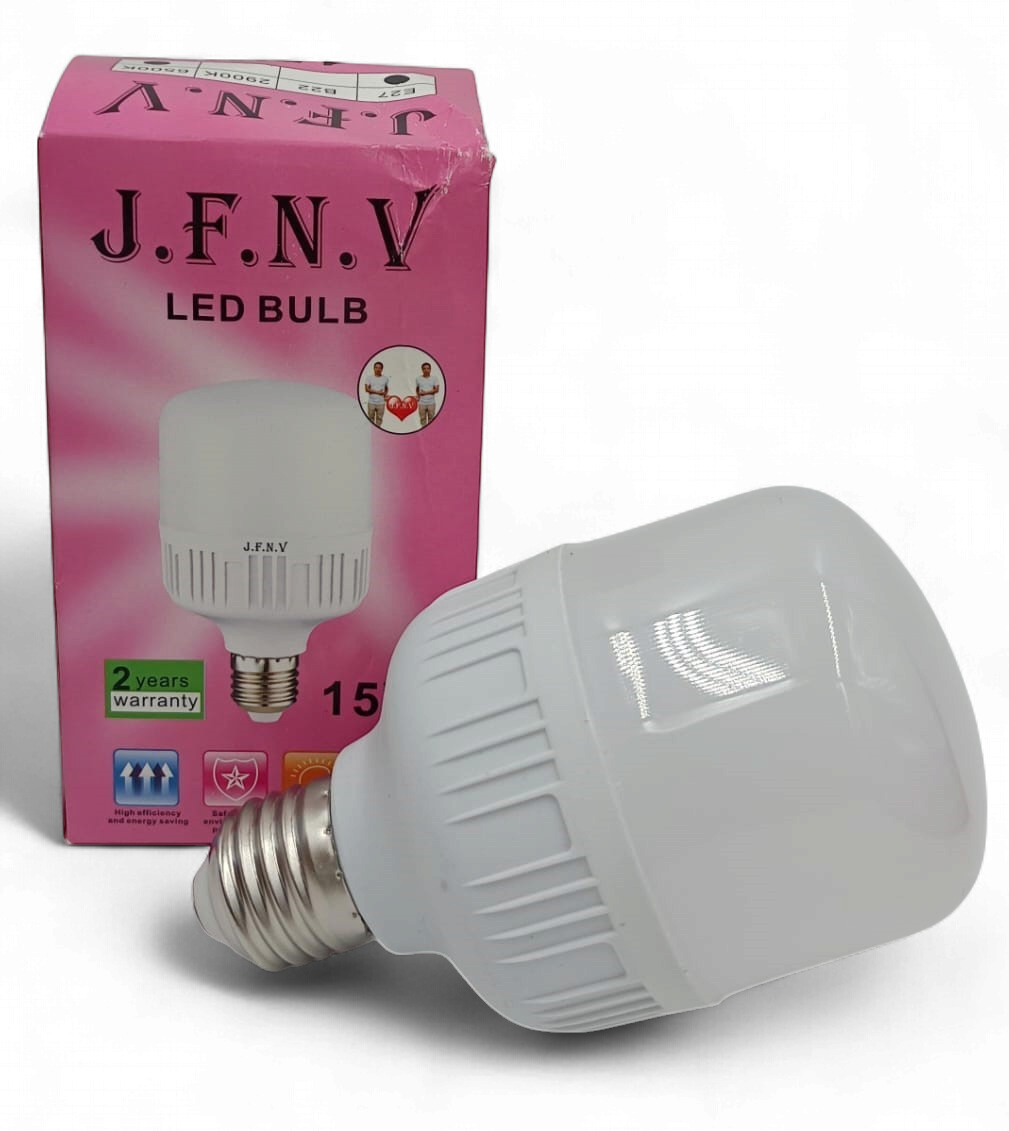 JFNV Bulb LED J.f.n.v 15W 6500K 85-265V E27 Big Shade