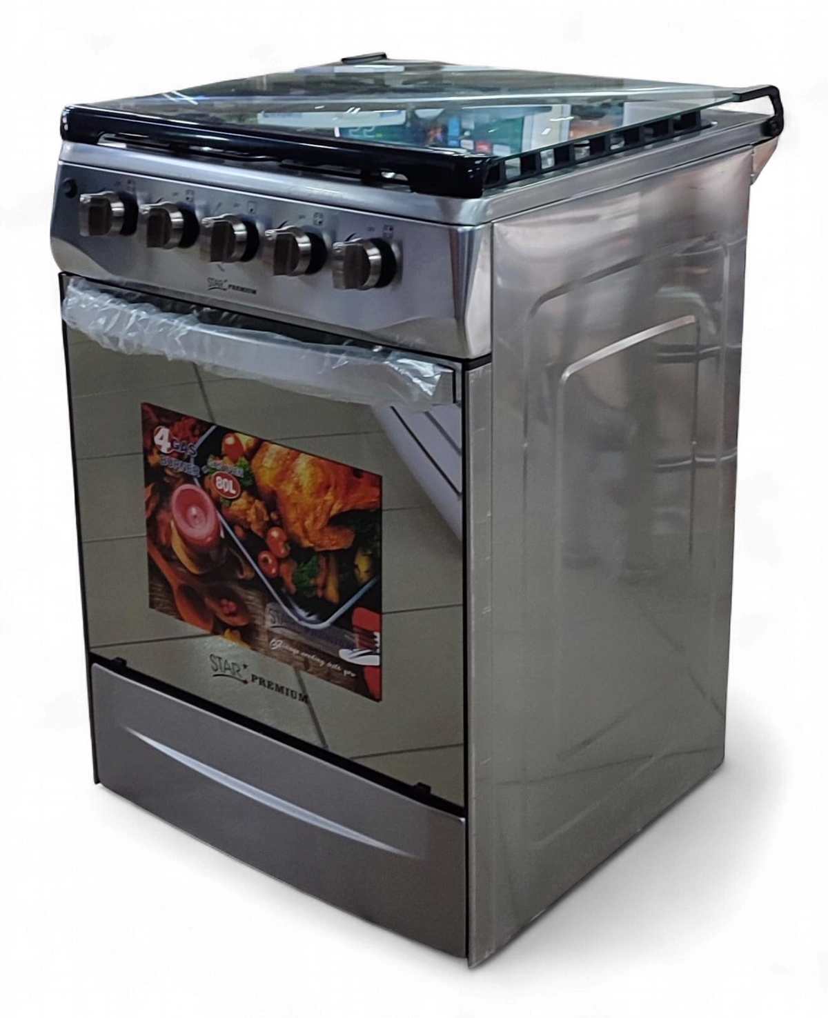 STAR Stove 4 Burner 24" SKG-24SS Stainless Steel