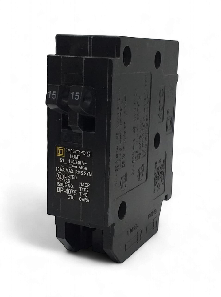 SQUARE D Breaker 15/15AMPS Duplex