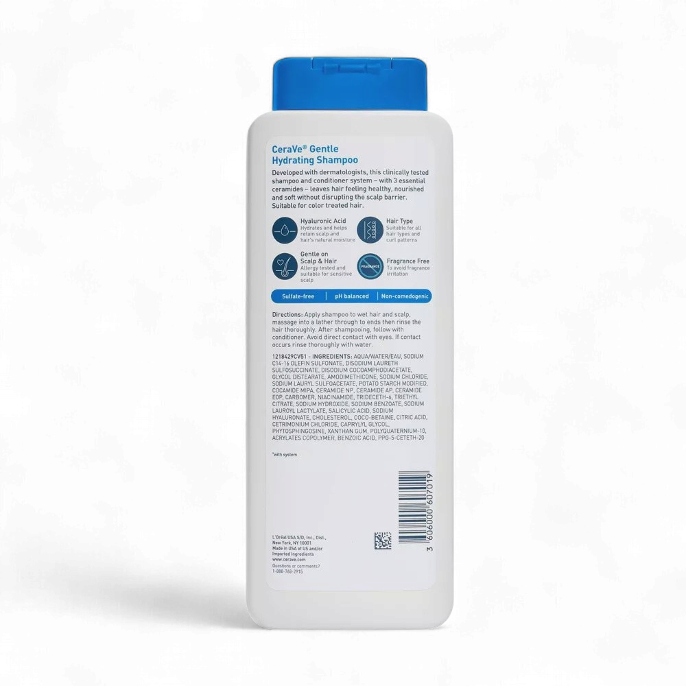 CERAVE Gentle Hydrating Shampoo 12FL OZ 355ML