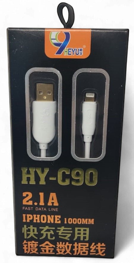 HEYU Cable USB HY-C90 2.1A Micro 1000MM Iphone