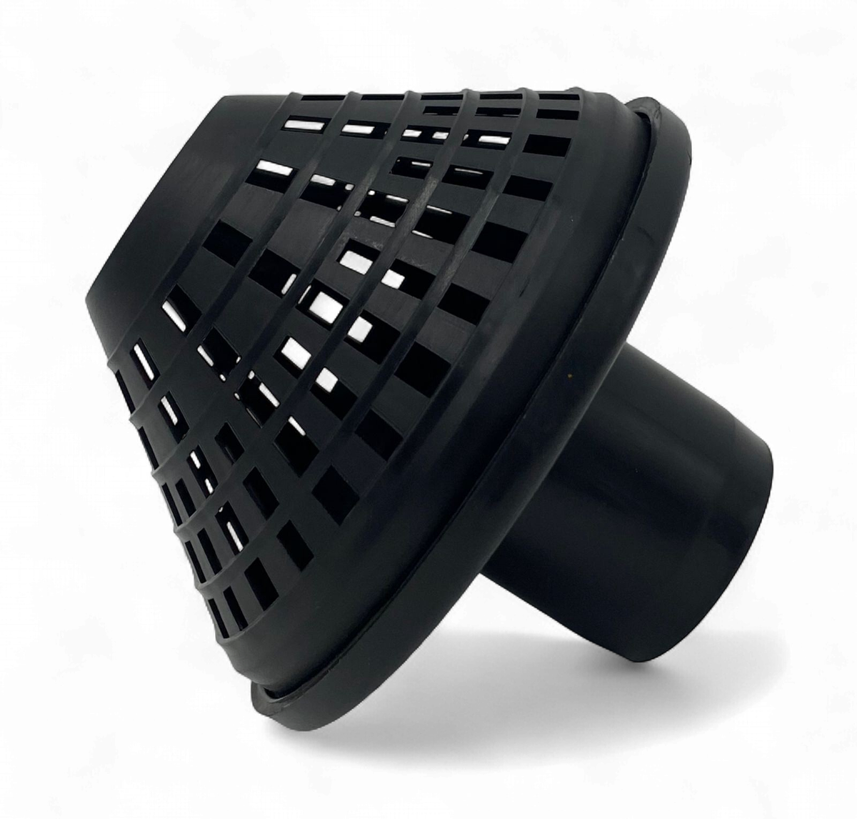 Water Pump Strainer 2" Black Plastic Cone