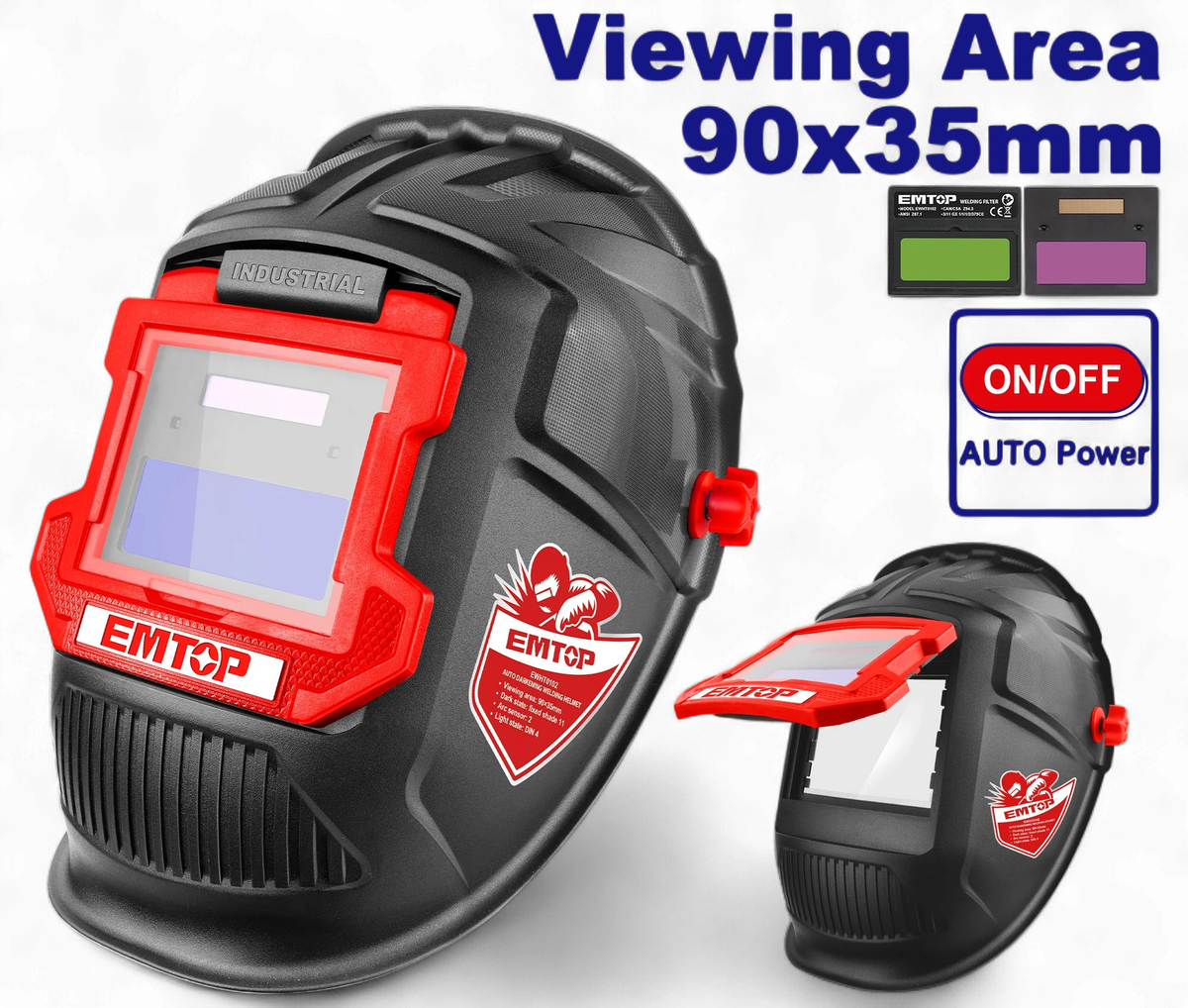 EMTOP Welding Mask Auto Dark EWHT0102