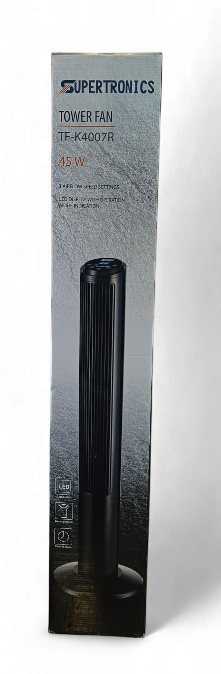 SUPERTRONICS Fan Tower 40" 110V TF-K4007R 45W 102CM