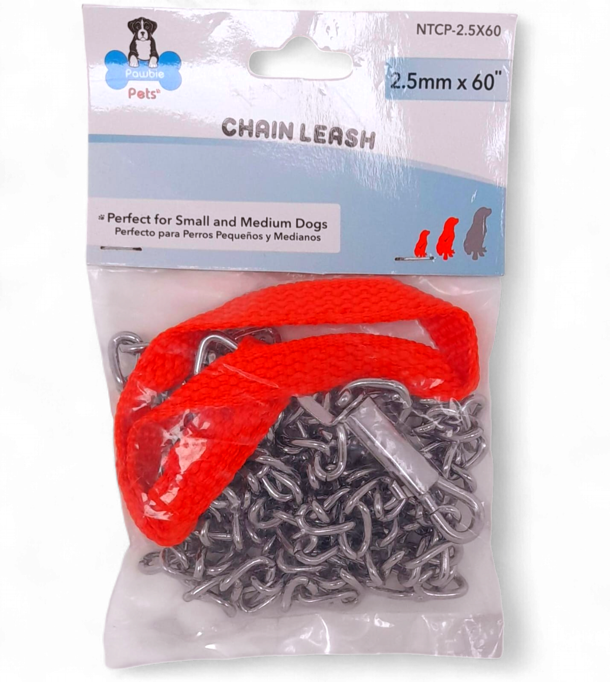 BOXER Dog Chain Pawbie Pets #2.5MMX60" NTCP-2.5X60