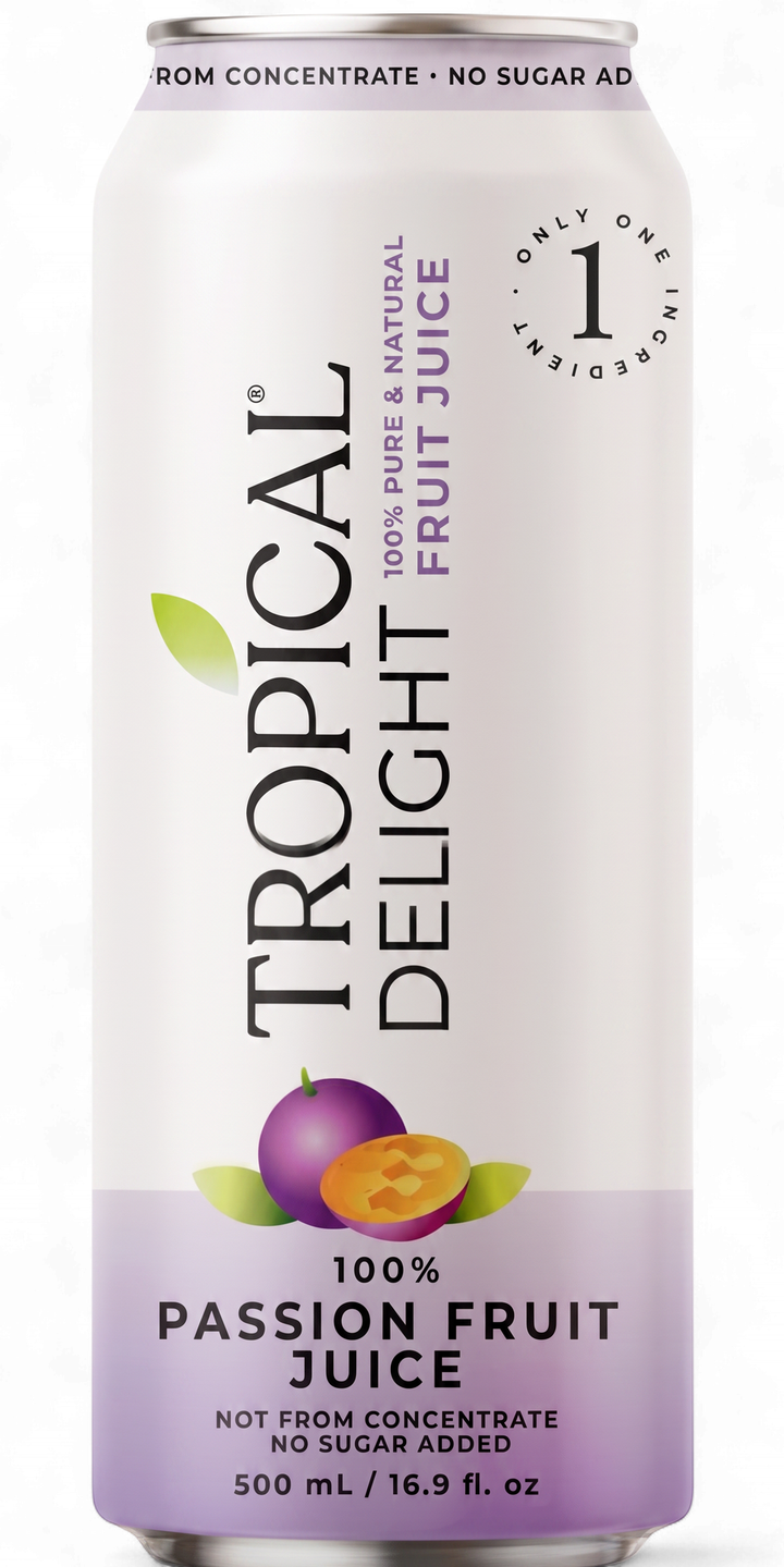 TROPICAL DELIGHT Passion Fruit Fruit Juice 500ML 16.9FL OZ