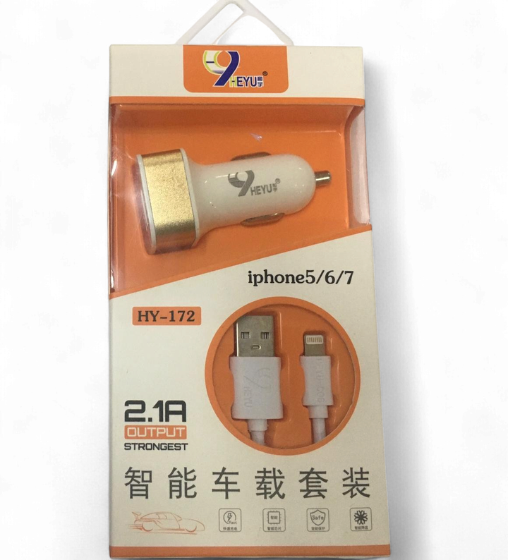 HEYU Charger USB Adaptor HY-172 2.1A Iphone