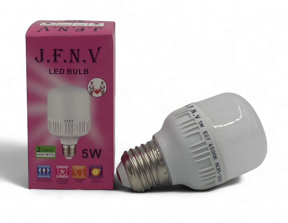 JFNV Bulb LED J.f.n.v 5W 6500K 85-265V E27 Big Shade