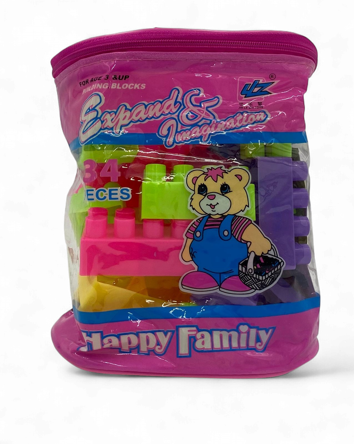 GENERIC Toy Blocks Expand & Imagination Happy Family 34PCS R158
