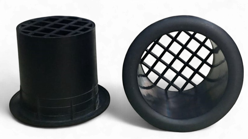 BLASTKING Speaker Box Port Hole 2X2" 142-BPH2DG with Grill