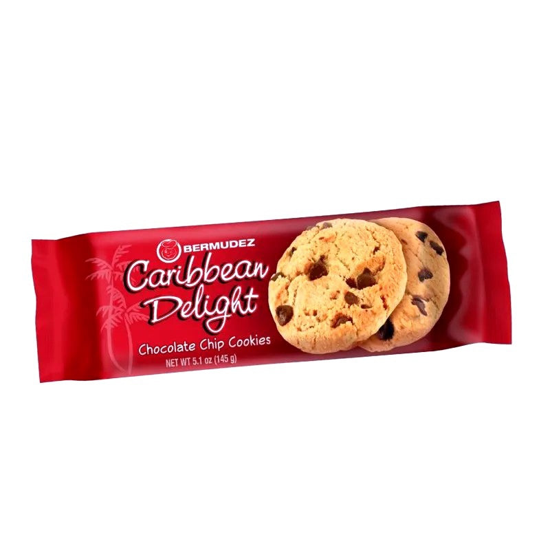 BERMUDEZ Caribbean Delight Chocolate Chip Cookies 145G 5.1OZ