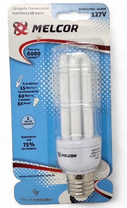 MELCOR Bulb Energy 15W 110V 3U