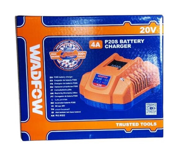 WADFOW Battery Charger UWFCP540 20V 4.0AH LITHIUM-ION