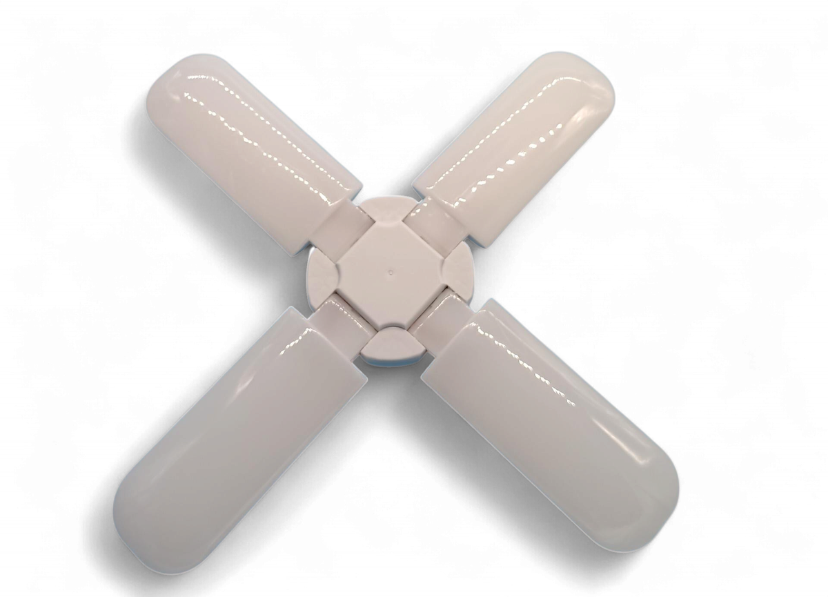 Bulb LED Fan Blade 60W 6500K 85-265 Deformable