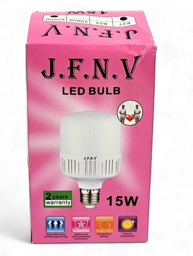 JFNV Bulb LED J.f.n.v 15W 6500K 85-265V E27 Big Shade