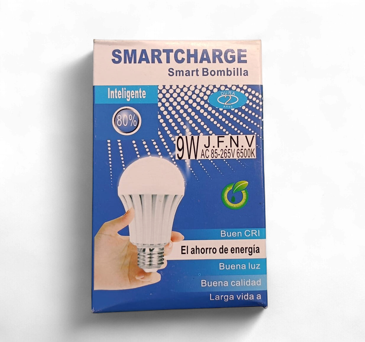 Bulb LED 9W 110/220V Rechargeable Smart