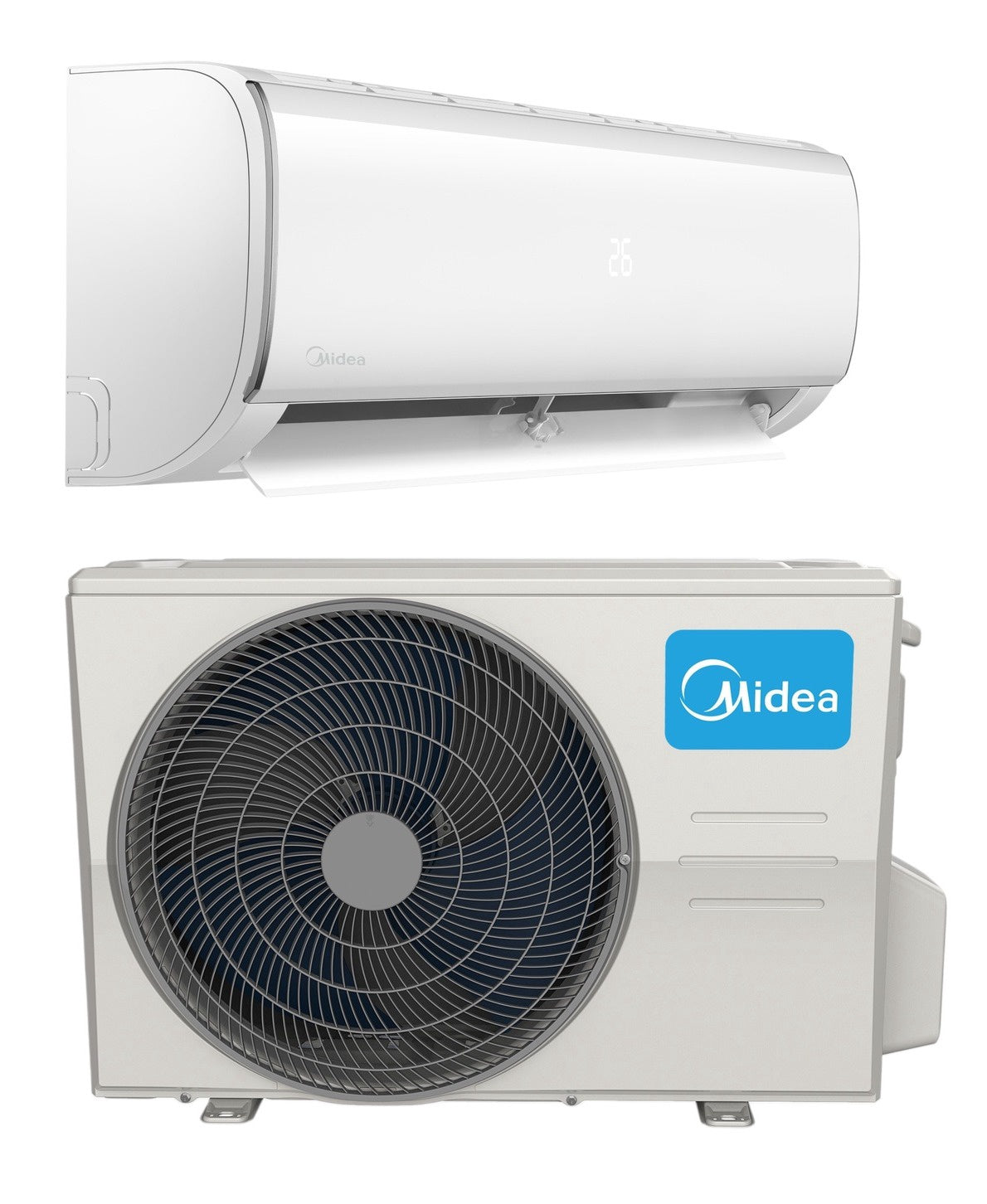 MIDEA Air Conditioner 12000BTU 110V Regular Split MSAF-121CN1EC + MOX1-121CN1EC Xtreme on Off Series