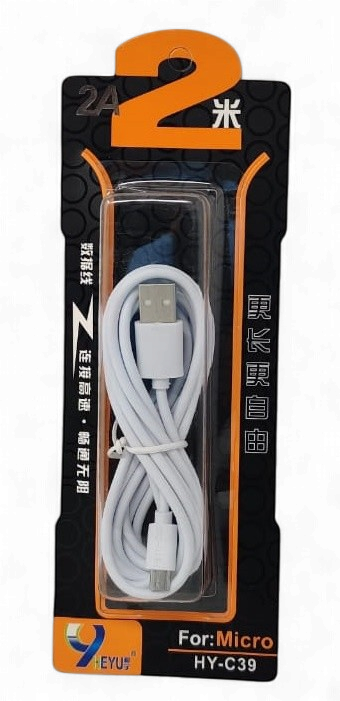 HEYU Cable USB HY-C39 2M 2A Micro 3.0