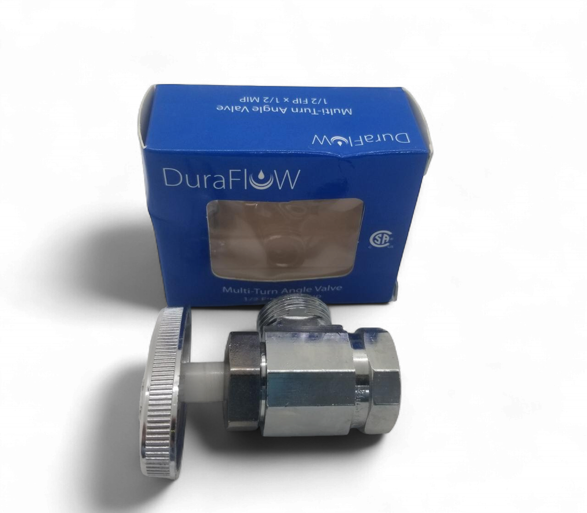 DURAFLOW Angle Valve 1/2" X 1/2" DFAVMT2