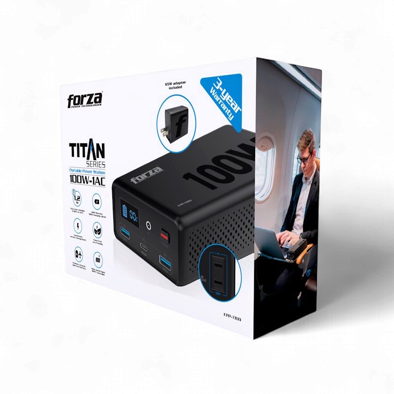 FORZA Portable Backup Battery FPP-T100 100W Titan