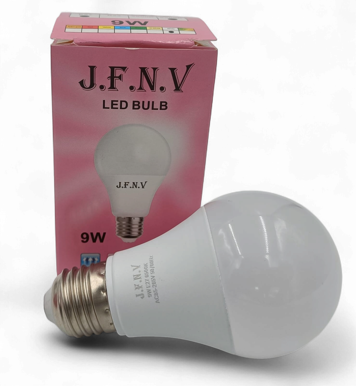 JFNV Bulb LED J.f.n.v 9W 6500K 85-265V E27