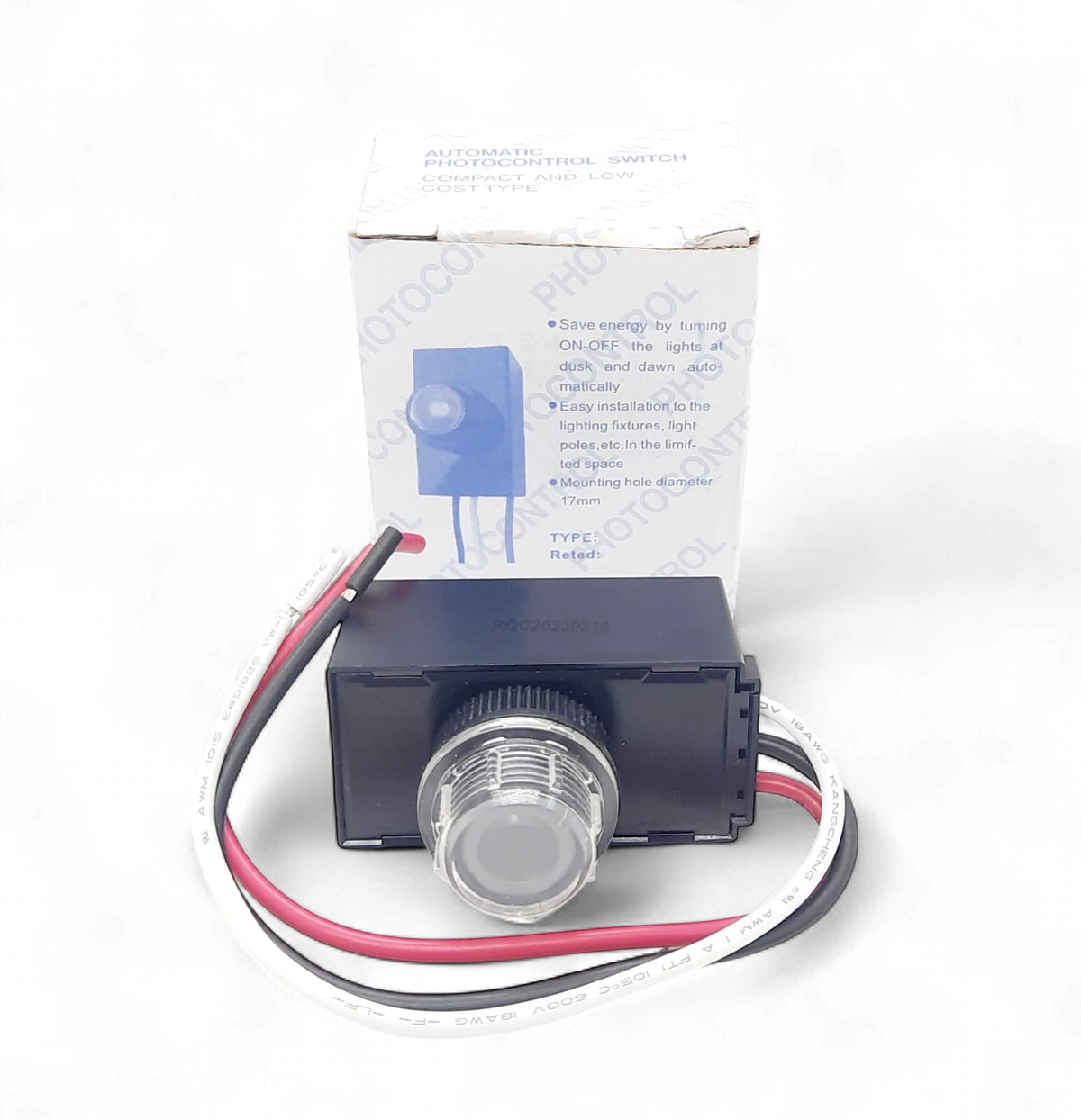 KEV Photo Cell Photocontrol Switch Small AA300DL