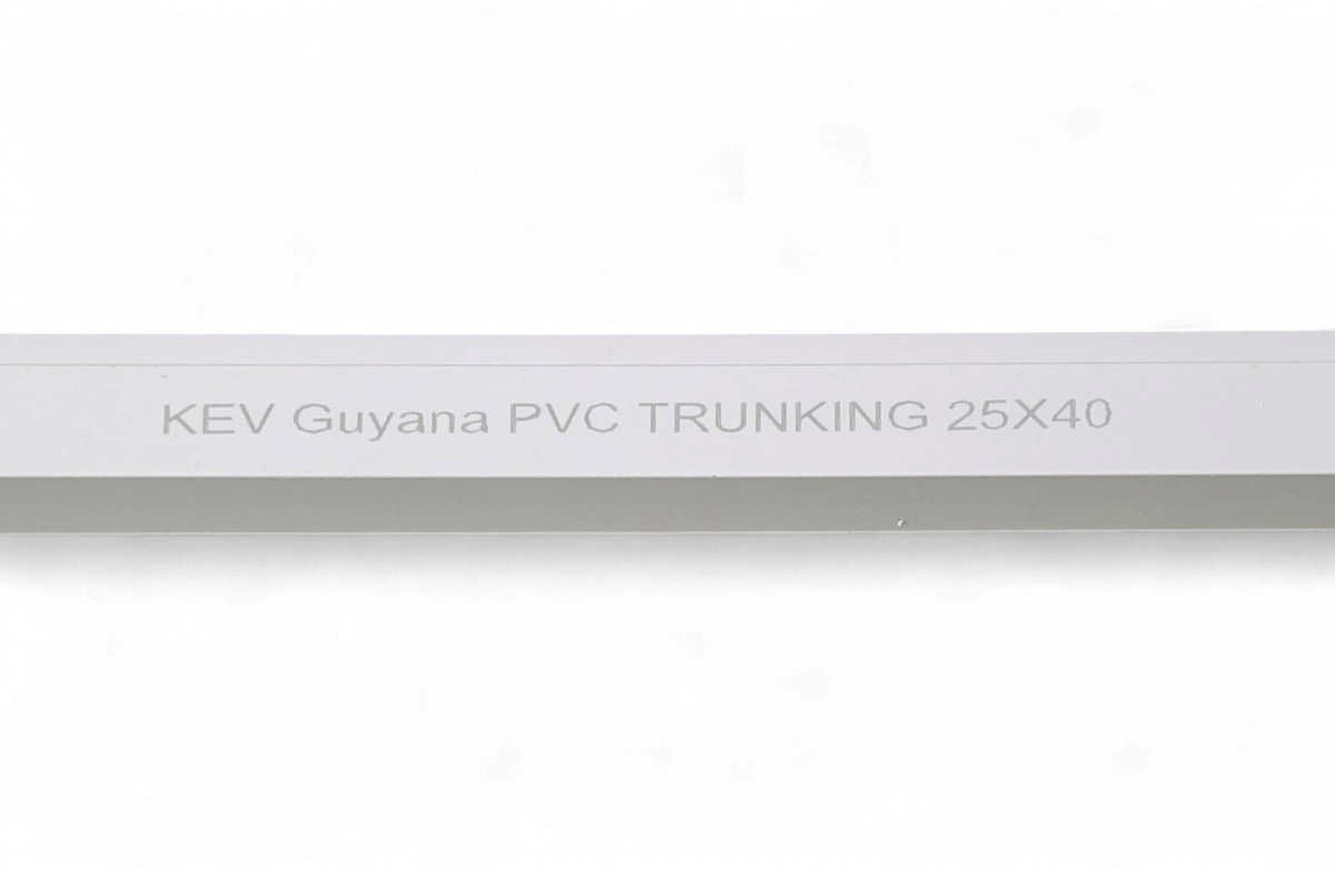 KEV Trunking 25MM X 40MM PVC 9.5FT