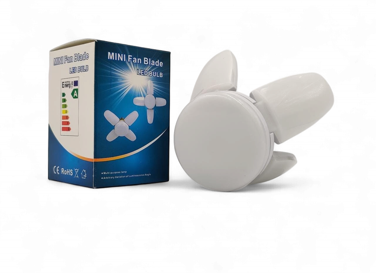 Bulb LED Fan Blade 20W Mini 6500K 85-265V J.f.n.v