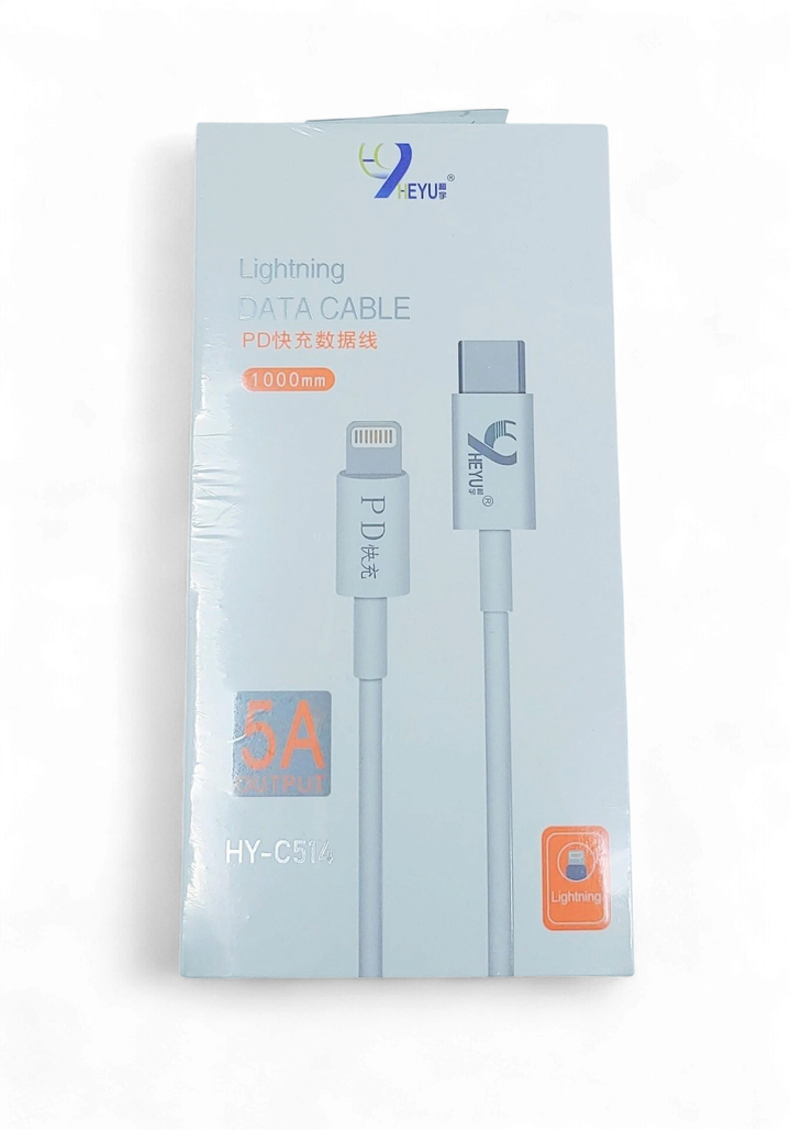 HEYU Cable USB HY-C514 TYPE-C to Lightning Pd 5A Data Cable