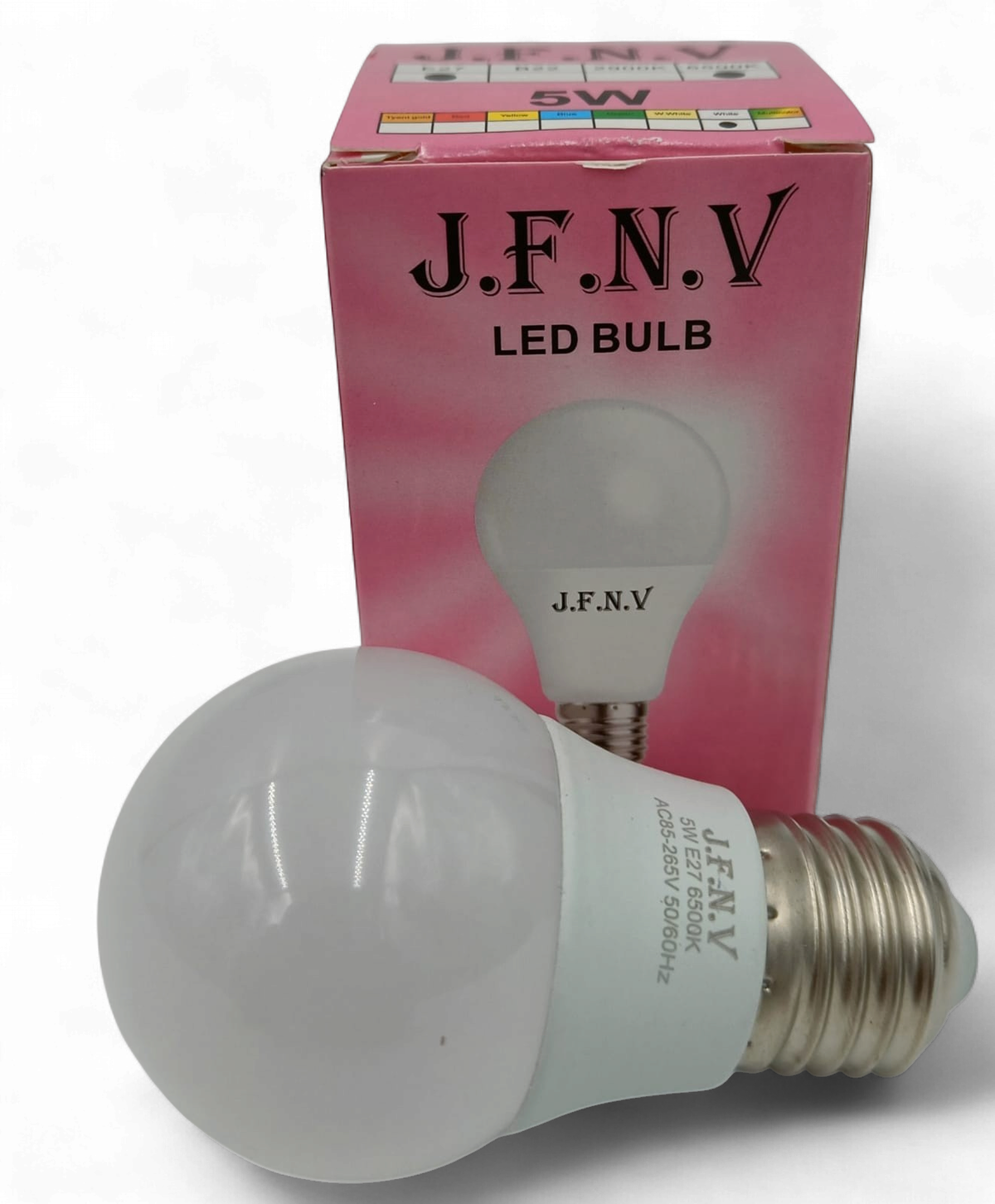 JFNV Bulb LED J.f.n.v 5W 6500K 85-265V E27