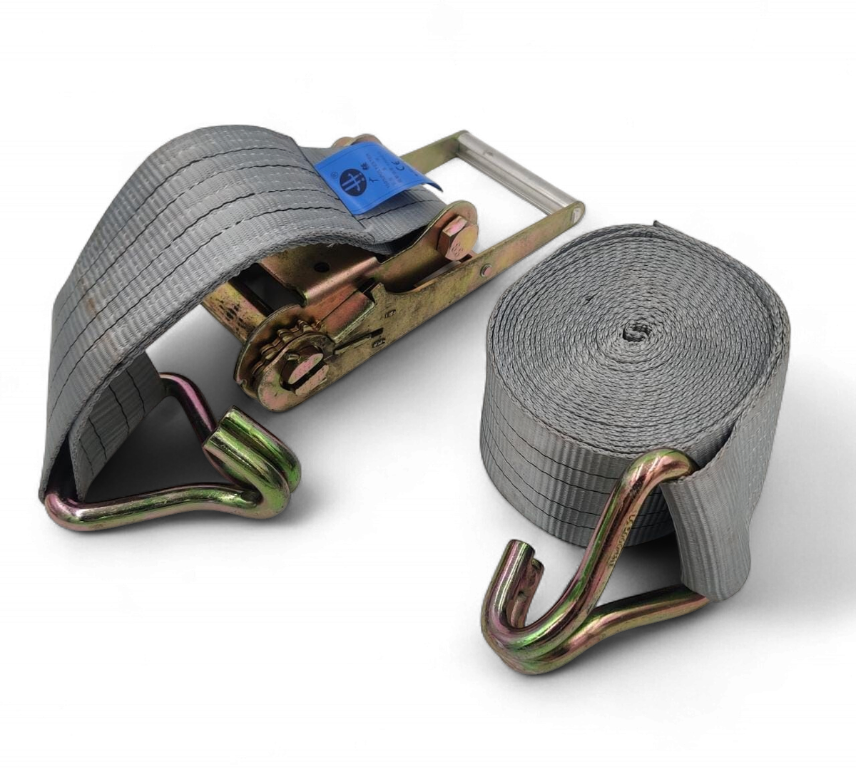 Ratchet Strap Tie Down 4" X 27FT 10, 000KG Silver