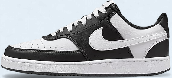 NIKE Footwear Sneaker Court Vision Low Next Nature Black & White