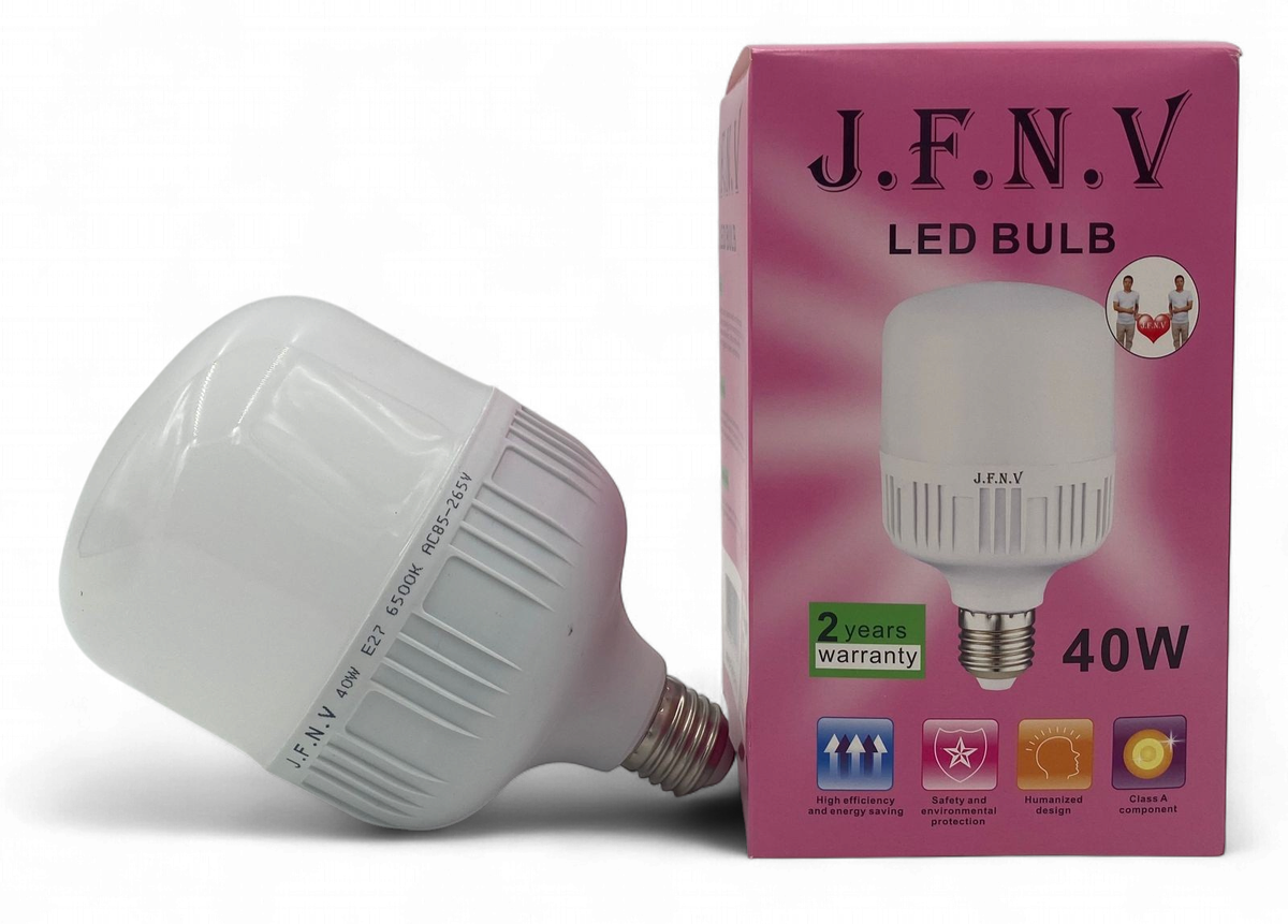 JFNV Bulb LED J.f.n.v 40W 6500K 85-265V E27 Big Shade