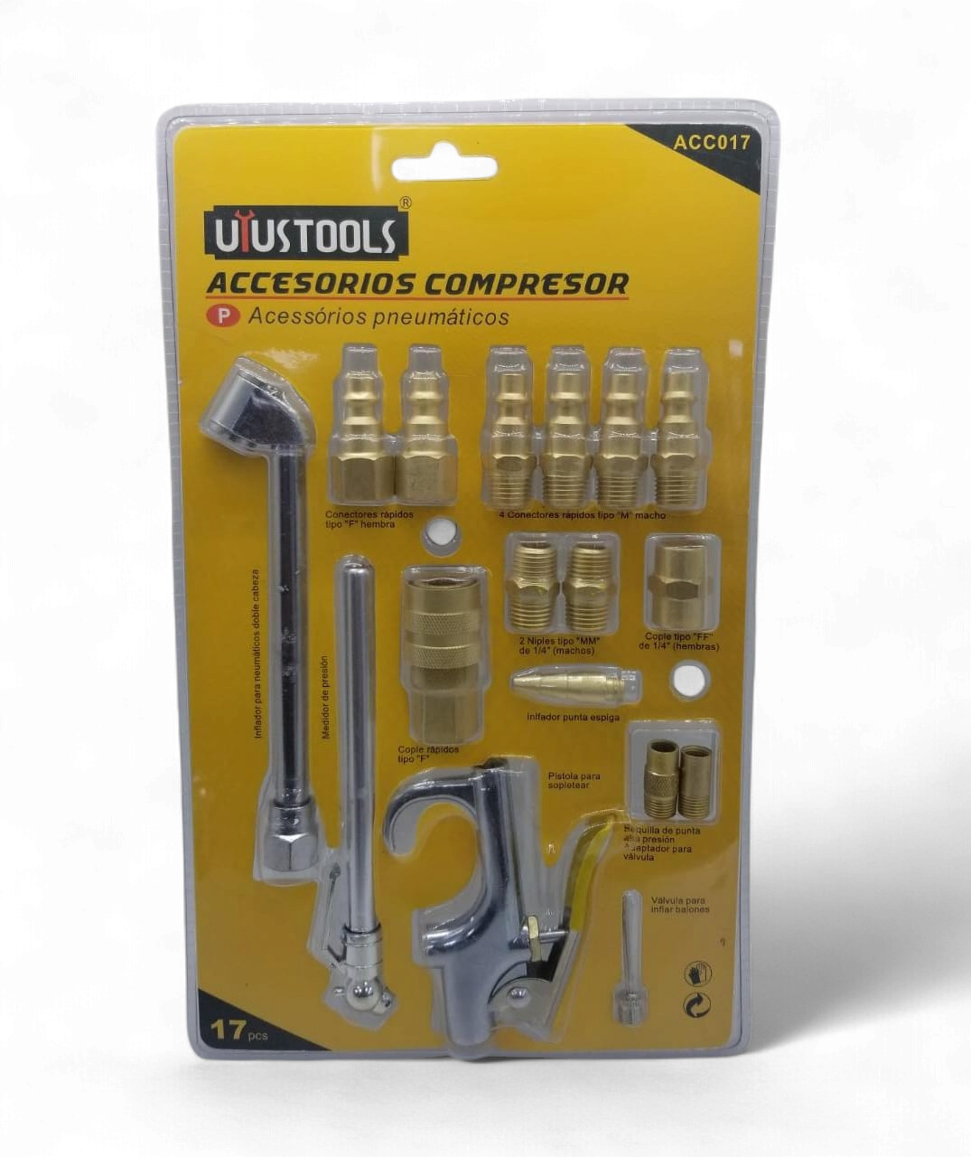 UYUSTOOLS Air Accessory Set 17PCS #ACC017