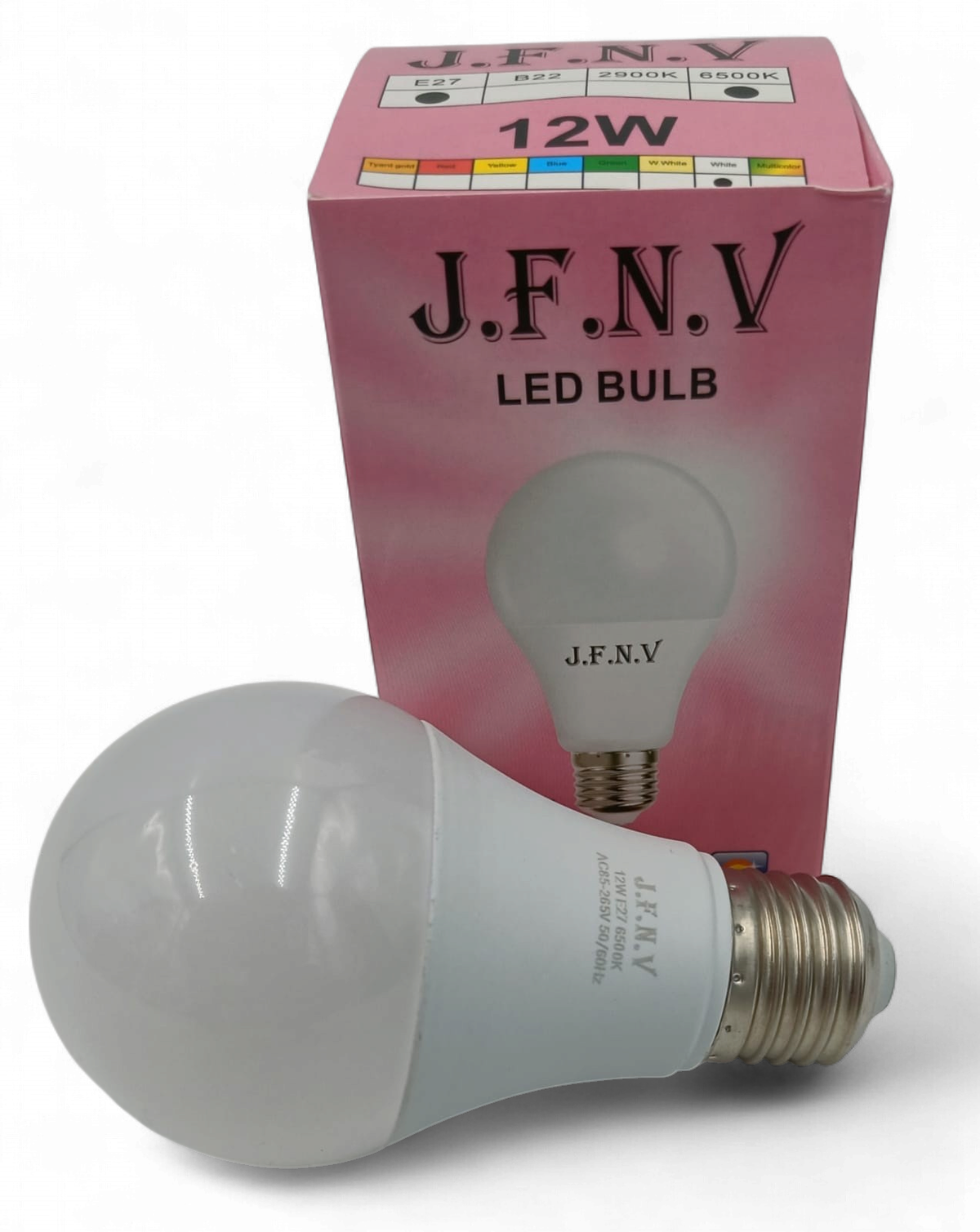 JFNV Bulb LED J.f.n.v 12W 6500K 85-265V E27