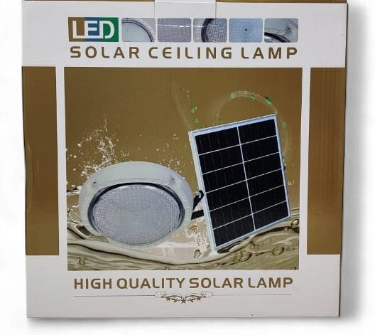 JFNV Solar Lamp LED Ceiling 24W with 1-PANEL and 1-CEILING Fixture
