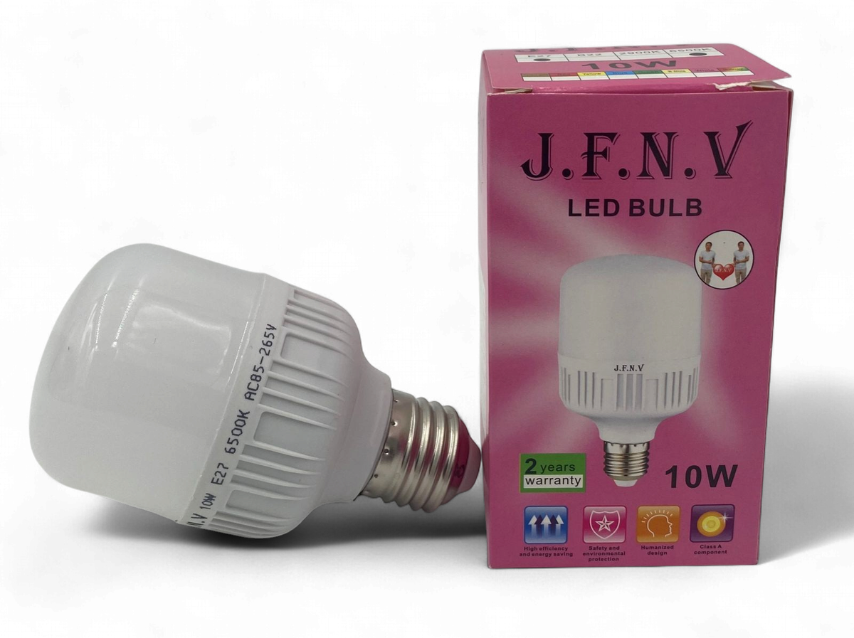 JFNV Bulb LED J.f.n.v 10W 6500K 85-265V E27 Big Shade
