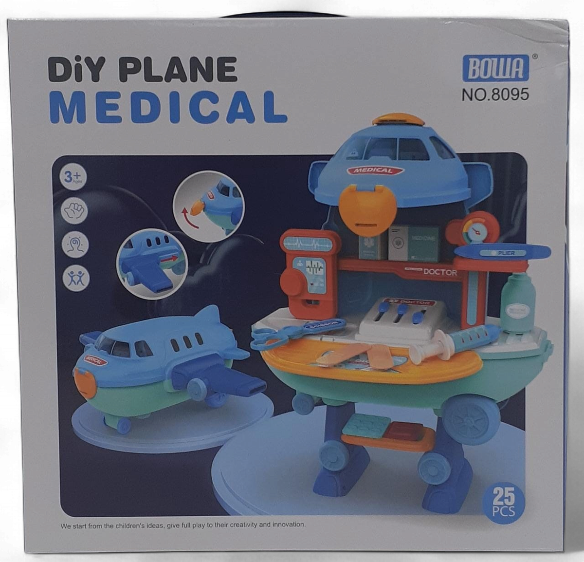 GENERIC Toy Plane Medical Diy Bowa 8095