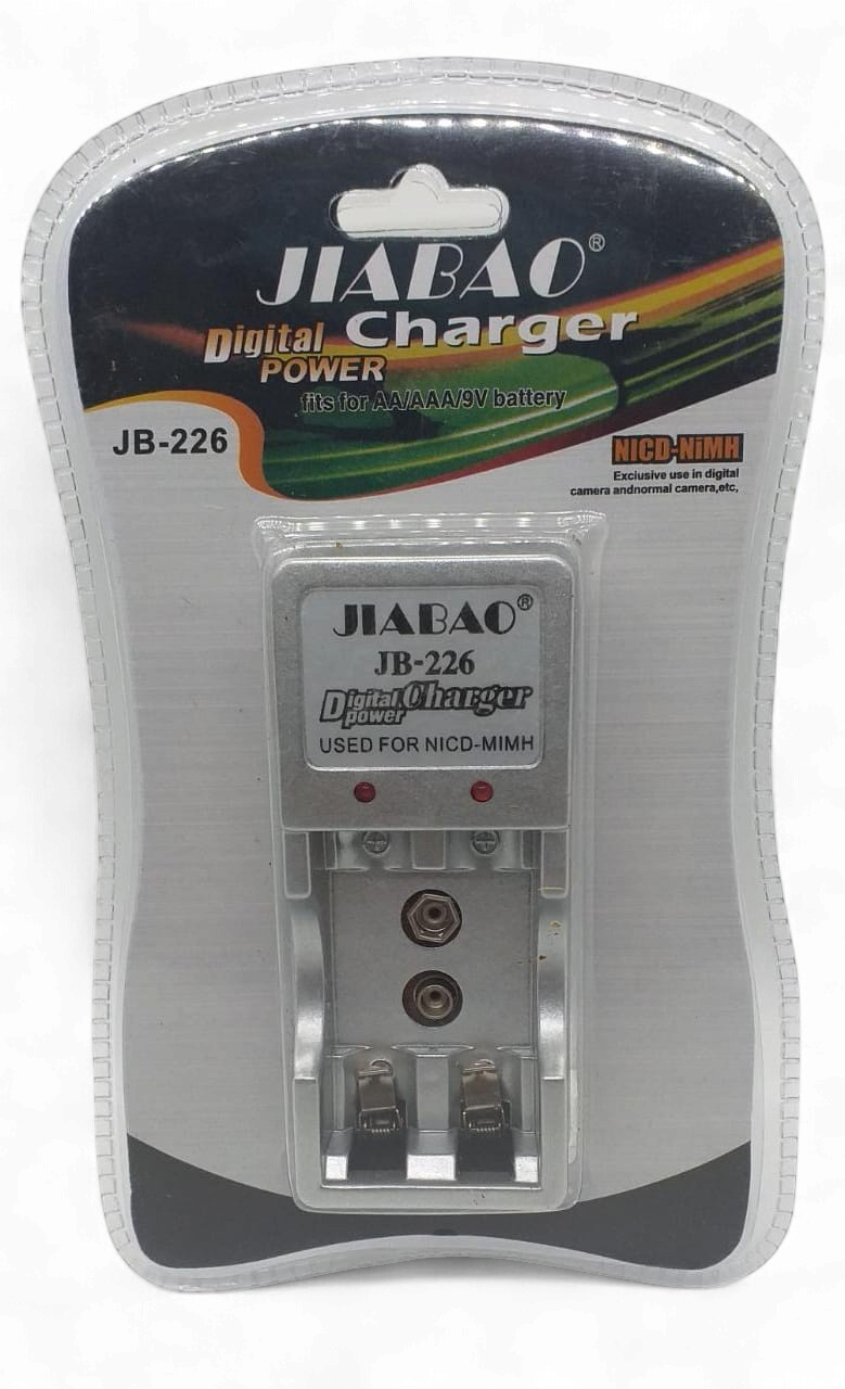 JIABAO Battery Charger JB-226 AA/AAA/9V 2PORT